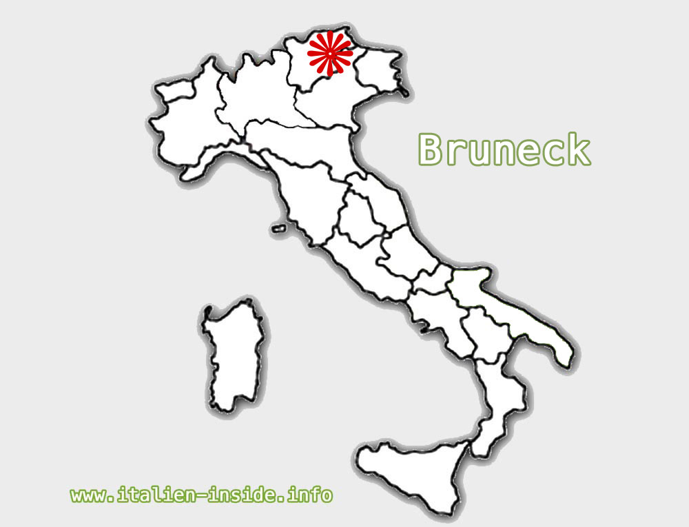 Bruneck-Lage-Karte Bruneck-Lage-Karte