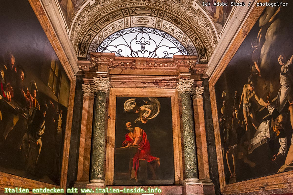 Caravaggio-Contarelli-Kapelle Caravaggi-Contarelli-Kapelle