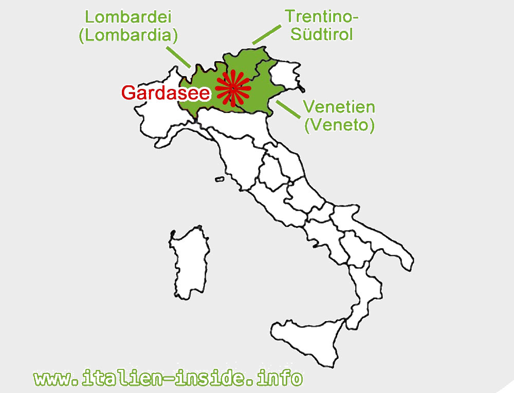 Karte-Gardasee Karte-Lage-Gardasee