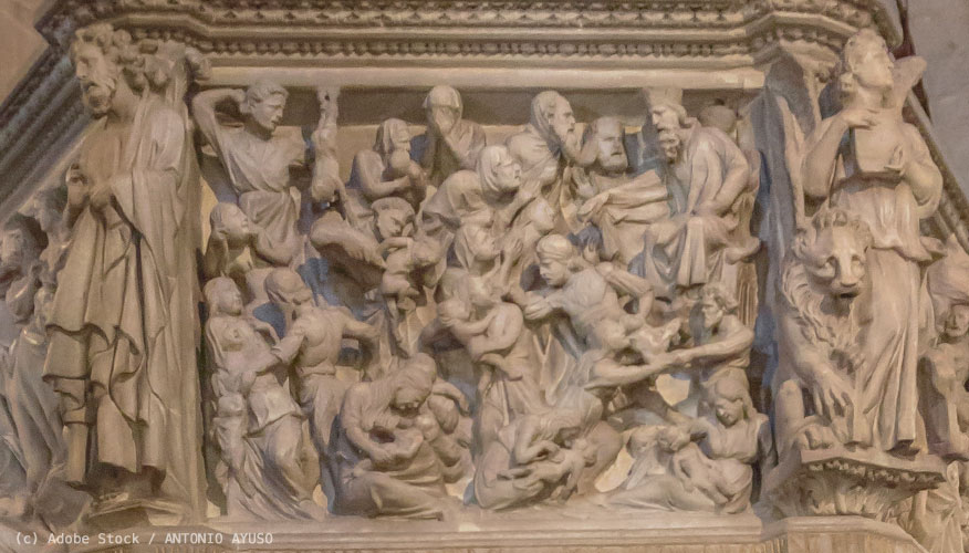 Giovanni-Pisano-Kanzel-Pistoia Giovanni-Pisano-Kanzel-Pistoia