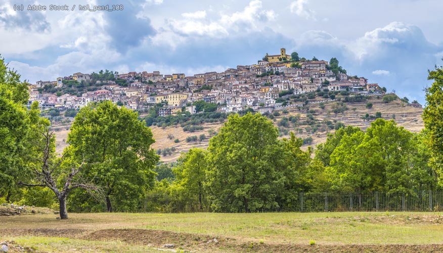 Grumento-Nova-Stadtpanorama