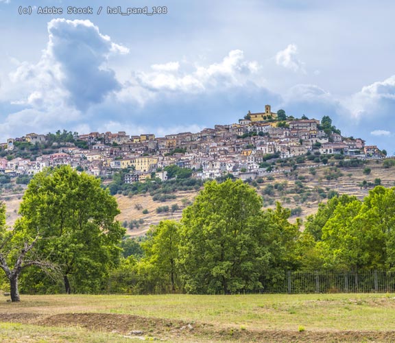 Grumento-Nova-Stadtpanorama