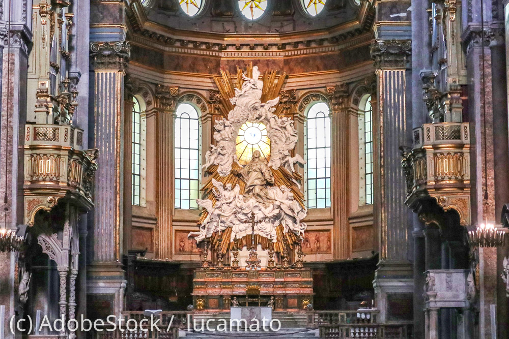 Dom-Neapel Hochalter-des-Doms-Neapel
