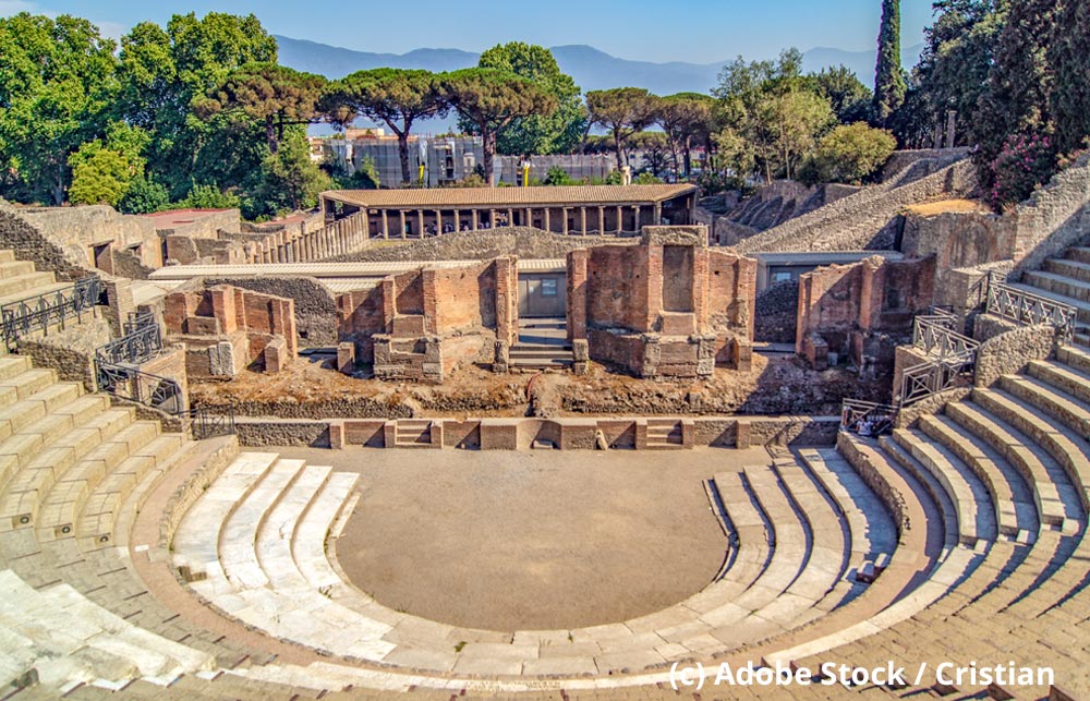 Roemisches-Amphitheater-Pompeii Roemisches-Amphitheater-Pompeji