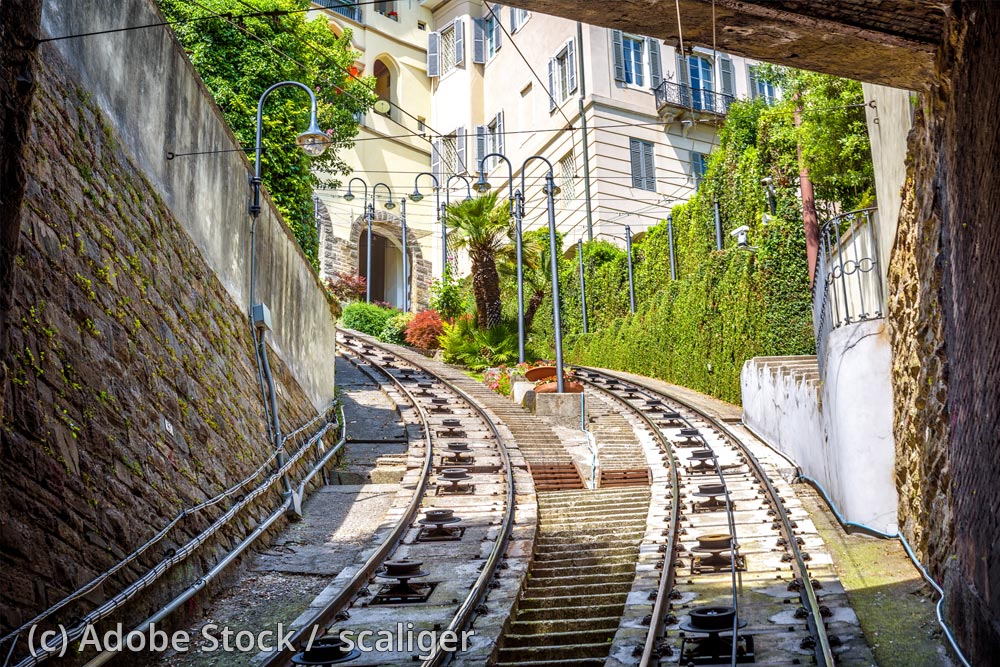 Bergamo-Standseilbahn