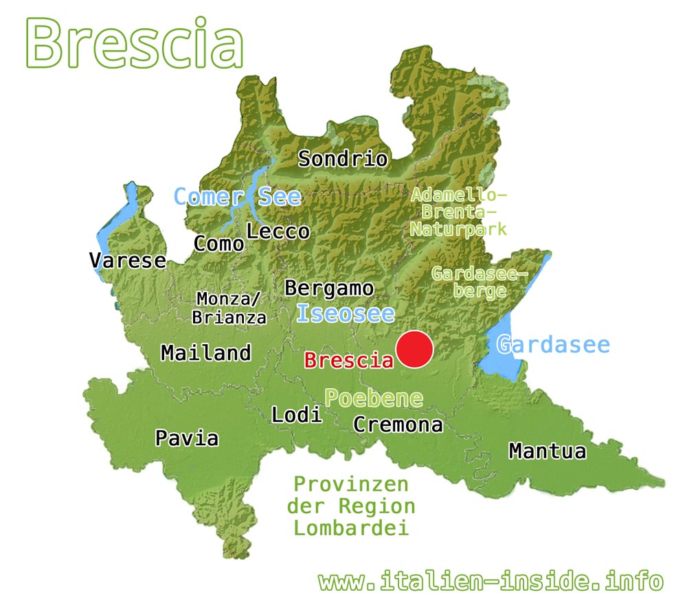 Brescia-Karte