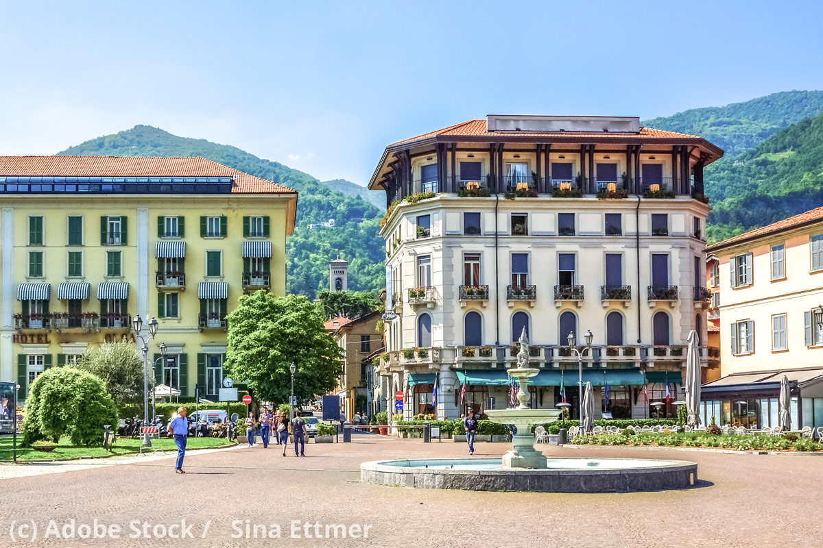 Cernobbio-Uferbereich