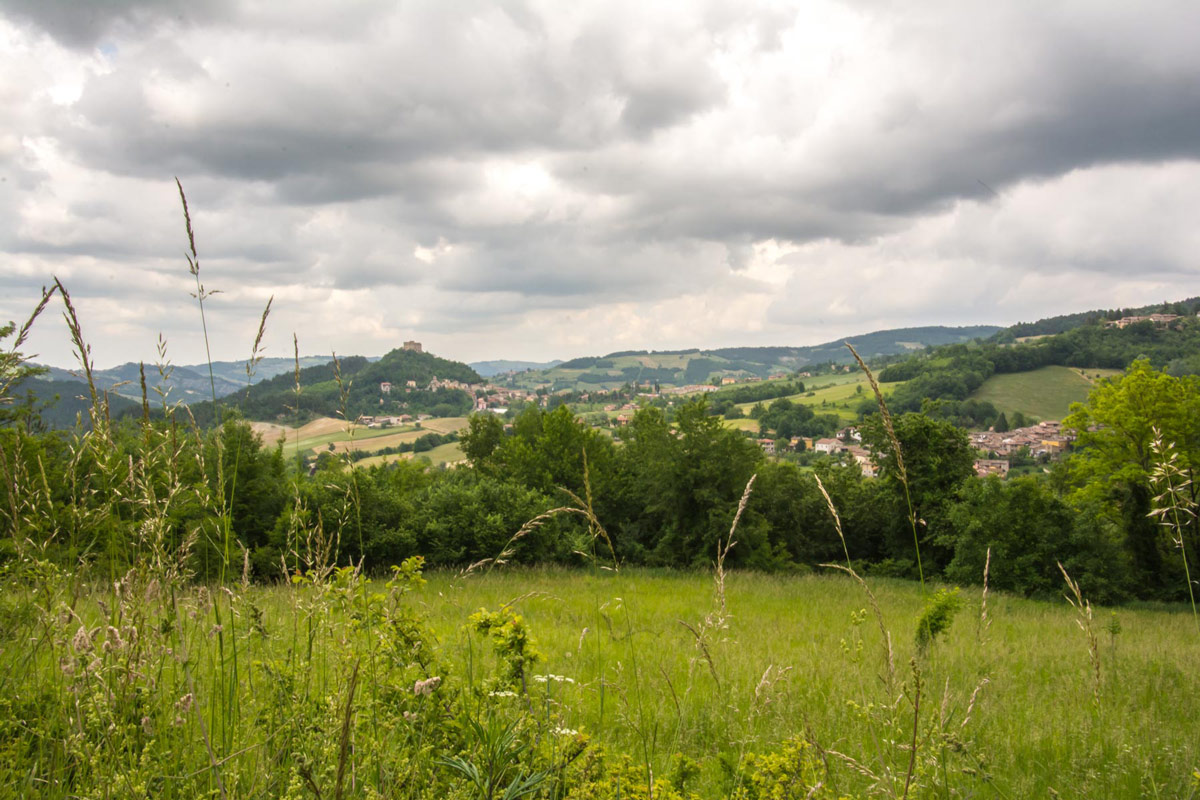 Zavattarello-Landschaft Zavattarello-Landschaft