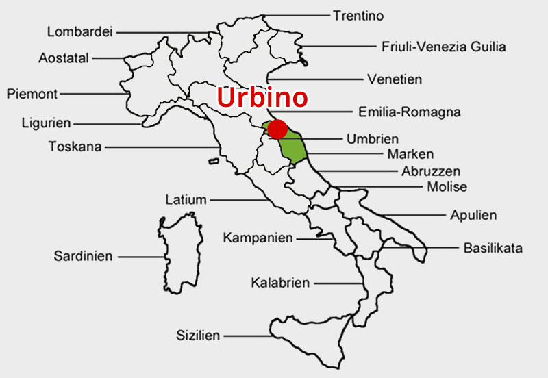 Urbino-in-Italien