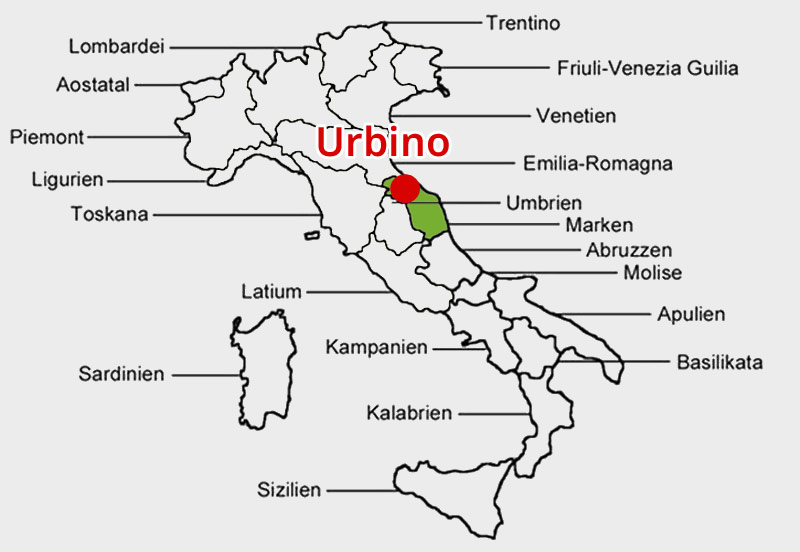 Urbino-in-Italien Urbino-in-Italien