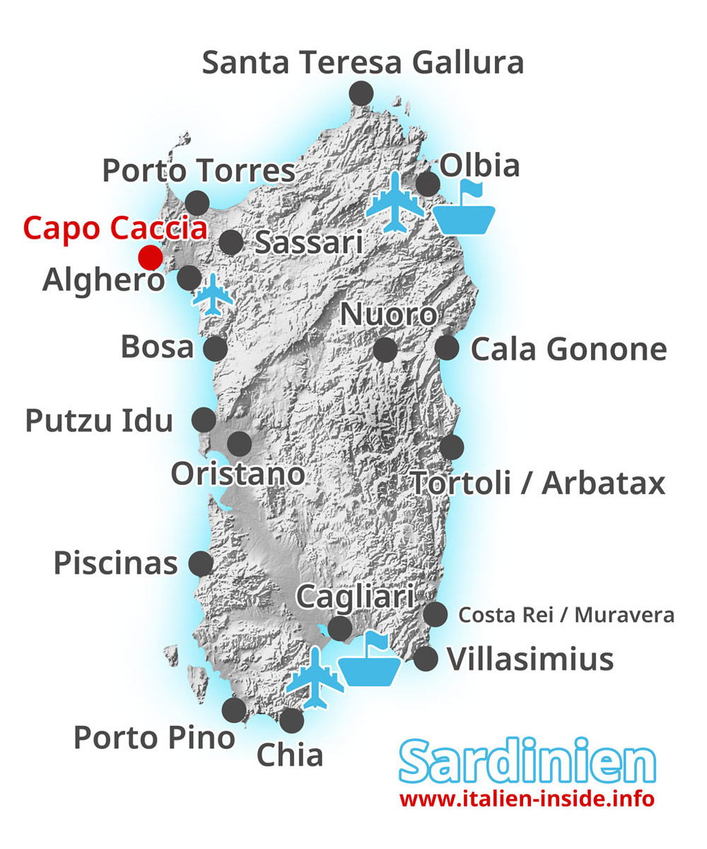 Karte-Capo-Caccia Karte-Capo-Caccia
