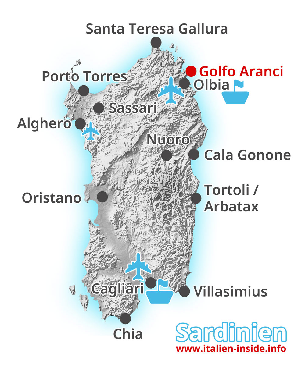 Karte-Golfo-Aranci Karte-Golfo-Aranci