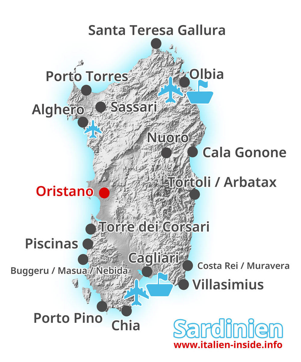 Karte-Oristano
