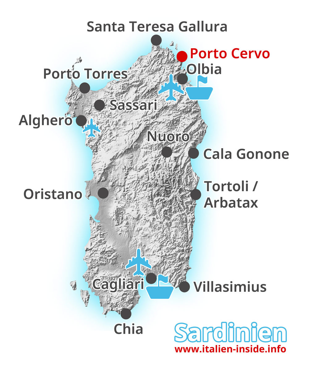 Karte-Porto-Cervo Karte-Porto-Cervo