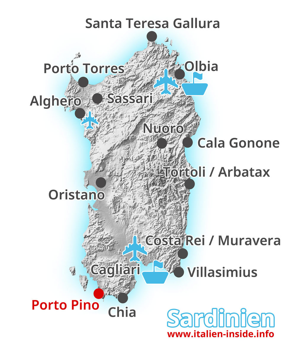 Karte-Porto-Pino