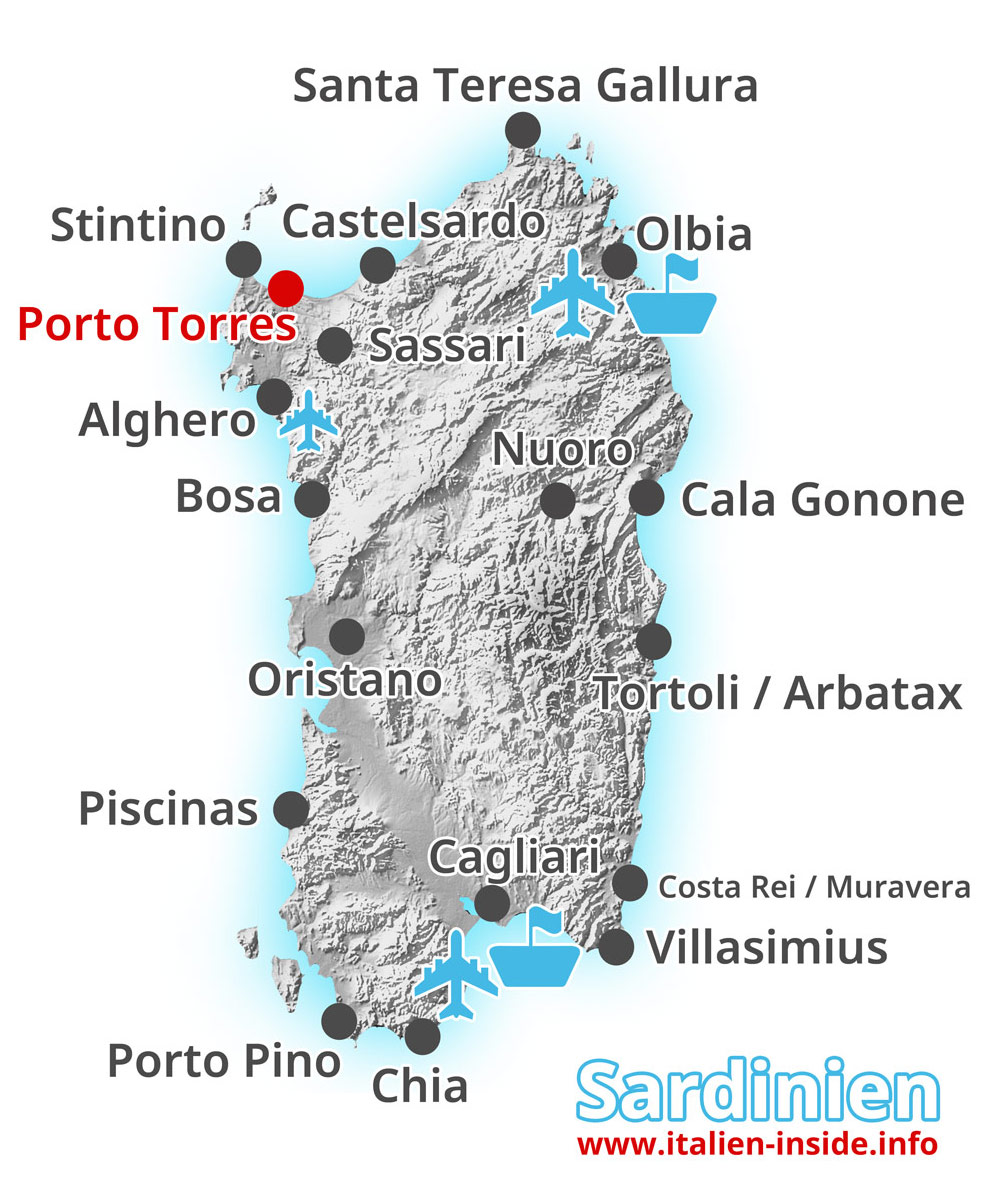 Karte-Porto-Torres