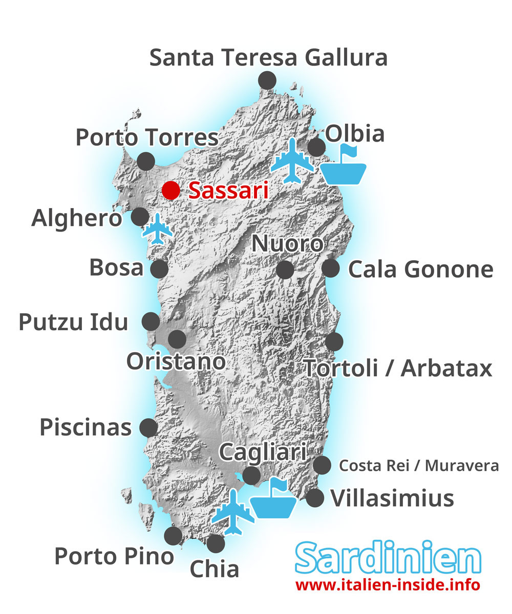 Karte-Sassari