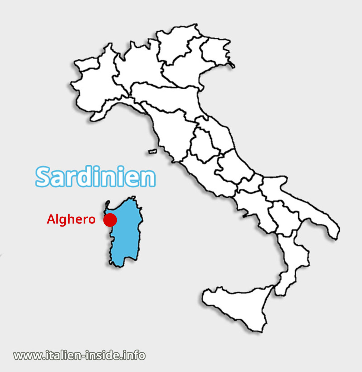 Lagekarte-Alghero-Sardinien