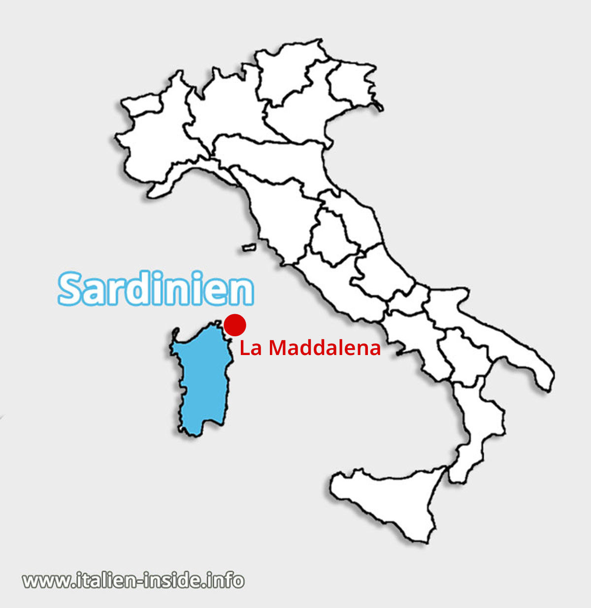 Wo-liegt-La-Maddalena Lagekarte-La-Maddalena-Sardinien