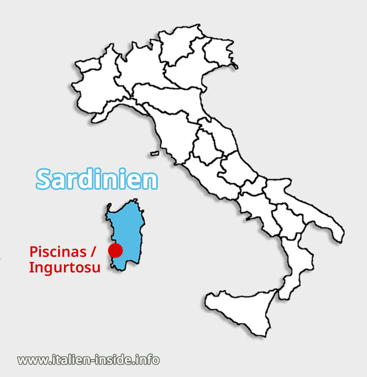 Wo-liegt-Piscinas-Ingurtosu Lagekarte-Piscinas-Ingurtosu-Sardinien
