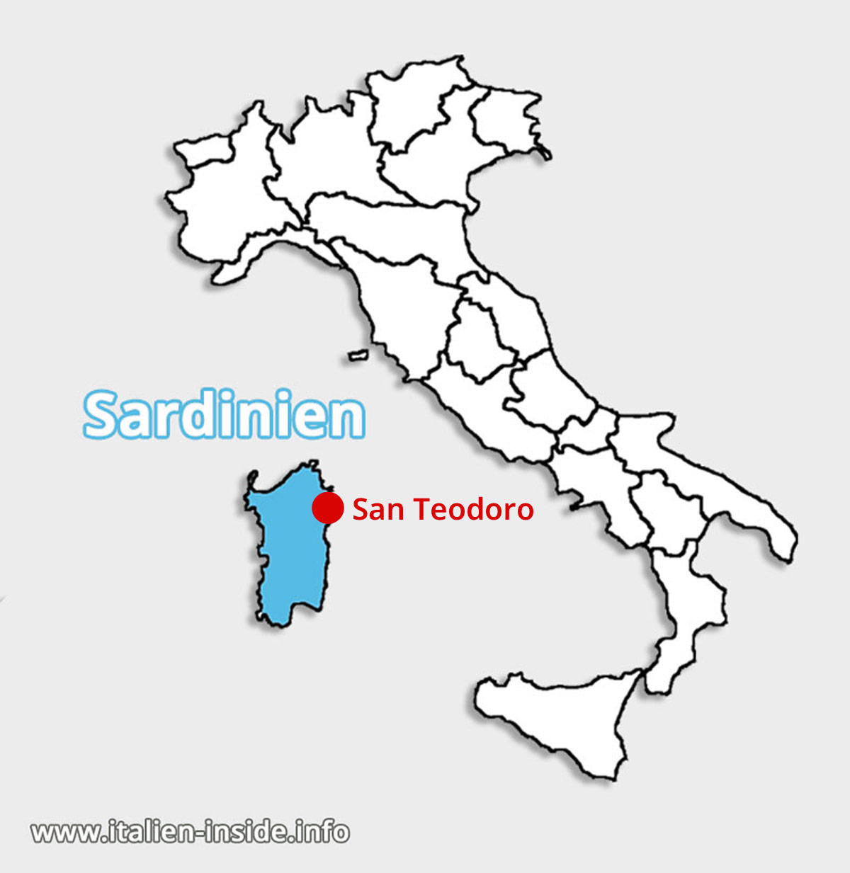 Wo-liegt-San-Teodoro Lagekarte-San-Teodoro-Sardinien