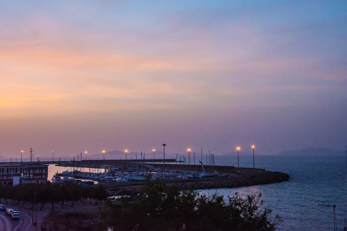 Hafen-Porto-Torres-Abend Hafen-Porto-Torres-Abend