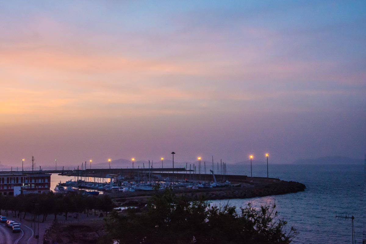 Hafen-Porto-Torres-Abend