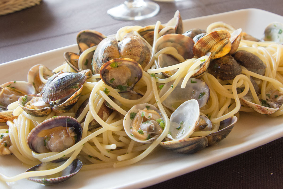 Spaghetti-mit-Muscheln Spaghetti-mit-Muscheln