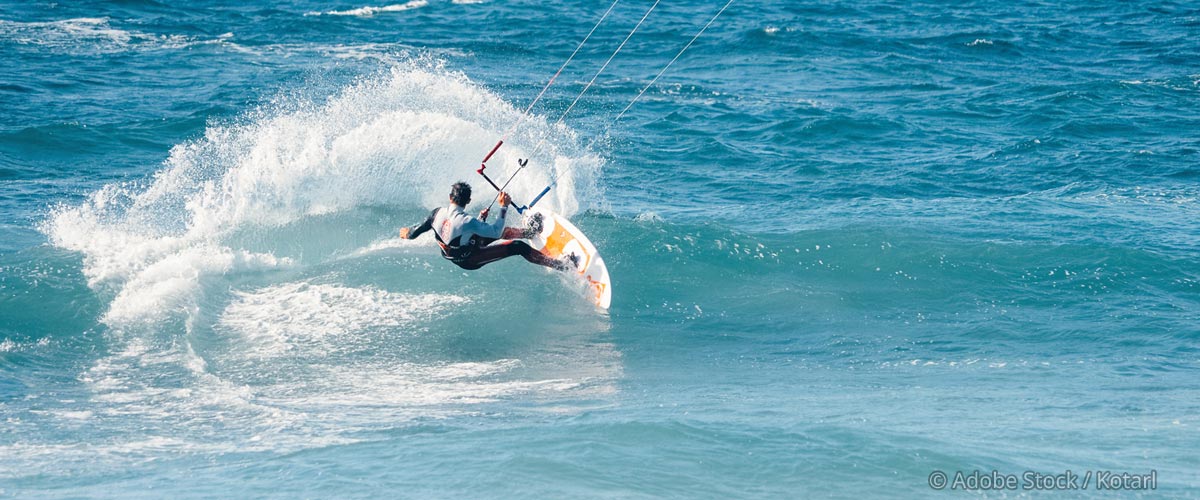 Sardinien-Wassersport Sardinien-Surfer