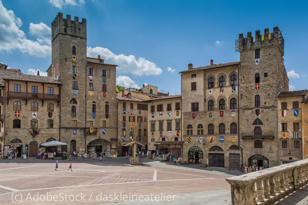Arezzo-Ortszentrum-Piazza-Grande