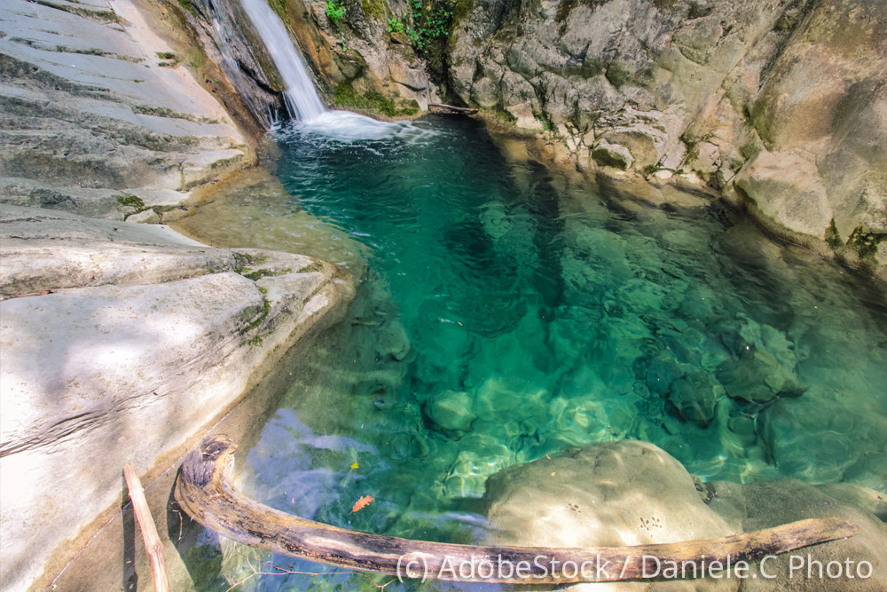 Bergwelt-Carrara-bei-Licciana-Nardi Licciana-Nardi-Wasserfall