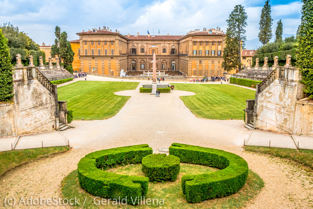 Florenz-Palazzo-Pitti Florenz-Palazzo-Pitti-mit-Garten