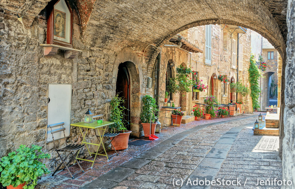 Assisi-Altstadt-Gasse