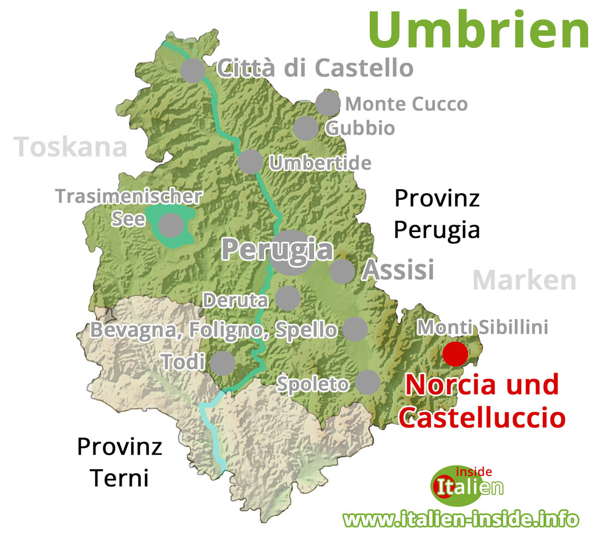 Karte-Castelluccio Karte-Castelluccio