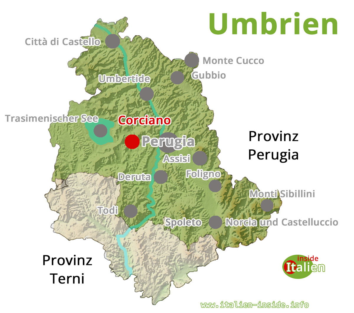 Karte-Corciano Karte-Corciano
