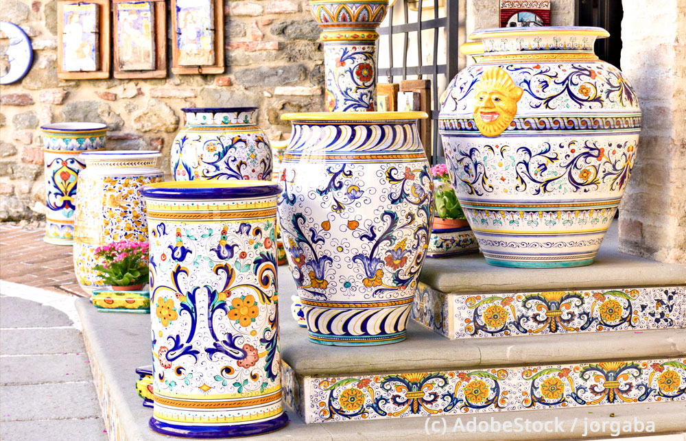 Deruta-Keramik Deruta-Keramik-Vasen