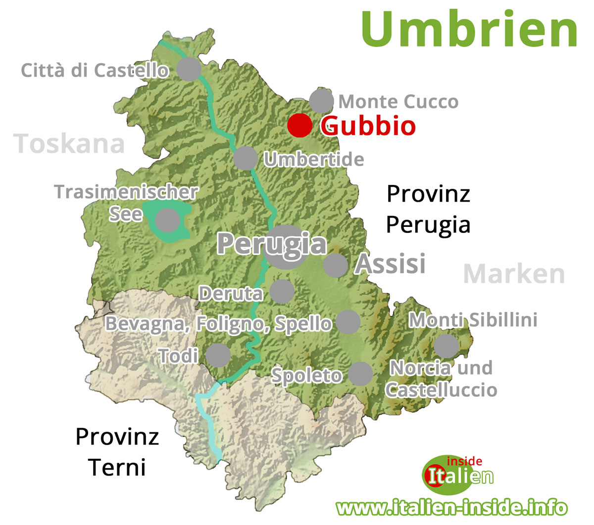 Karte-Gubbio