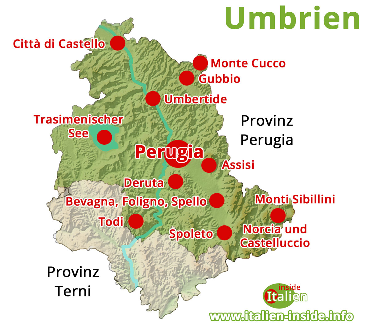 Karte-Perugia Karte-Perugia