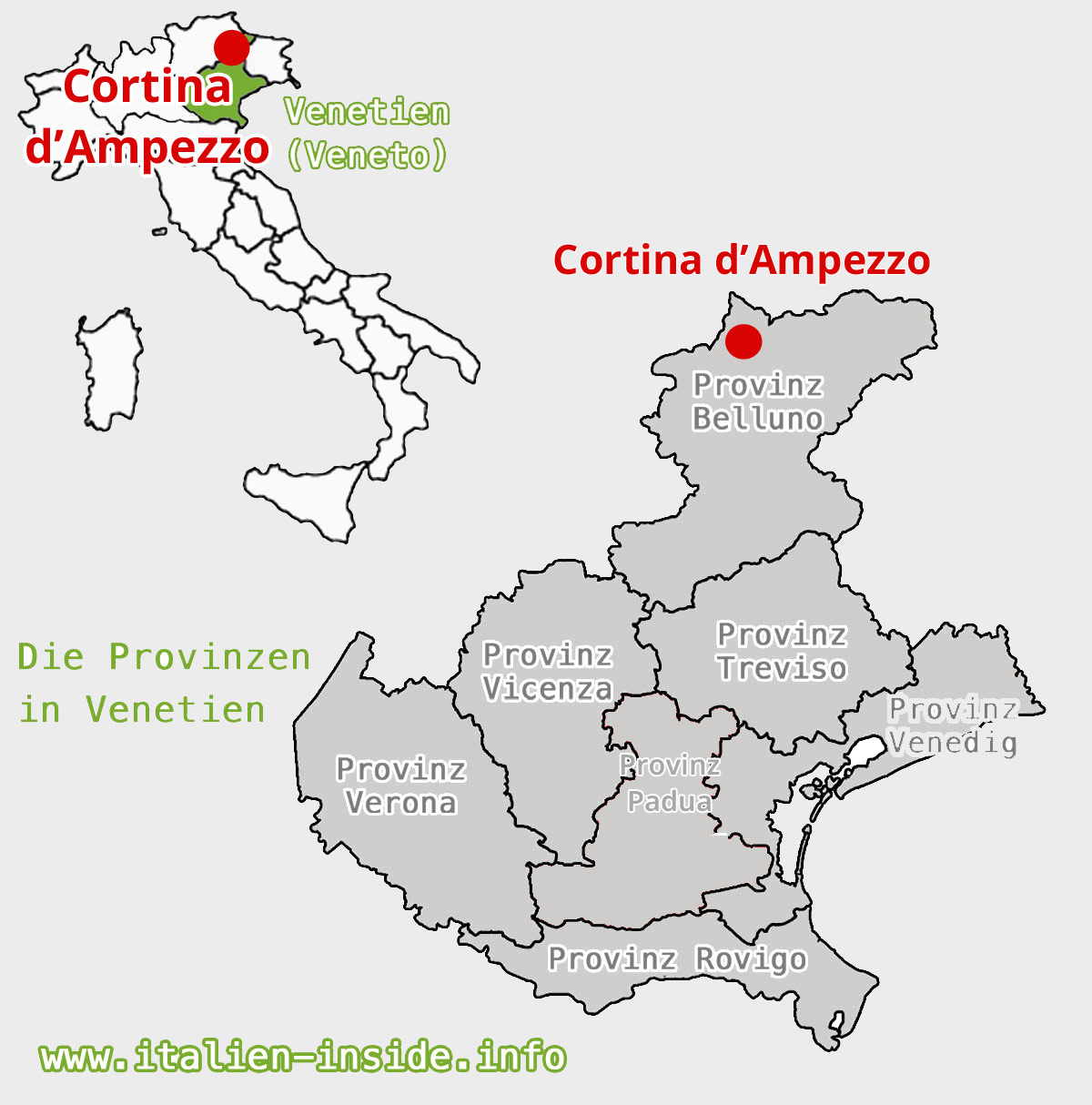 Cortina d'Ampezzo-Italien