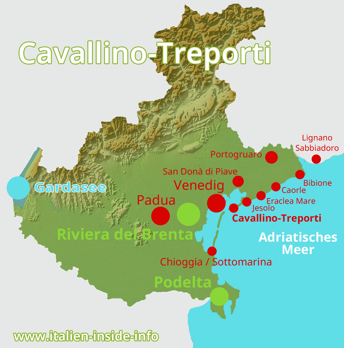 Karte-Cavallino-Treporti