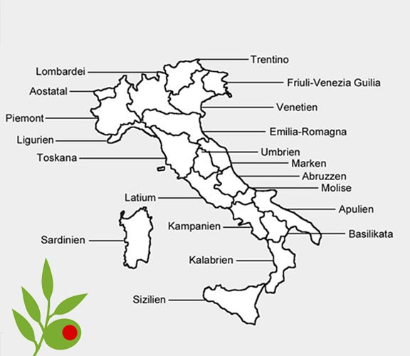 Karte-Regionen-Italien