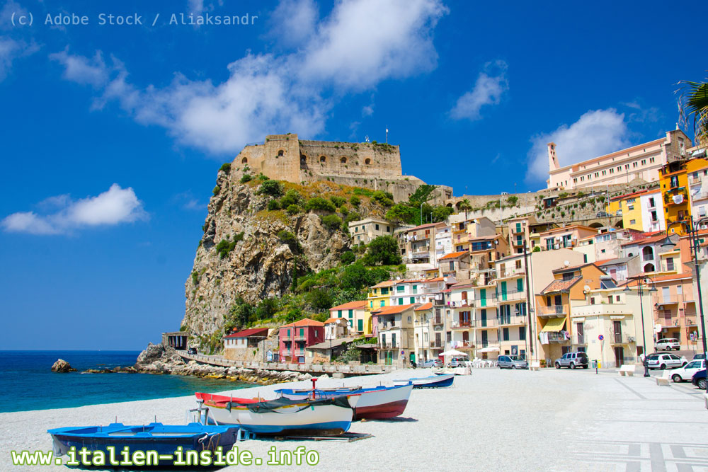 Strand-Italien-Kalabrien