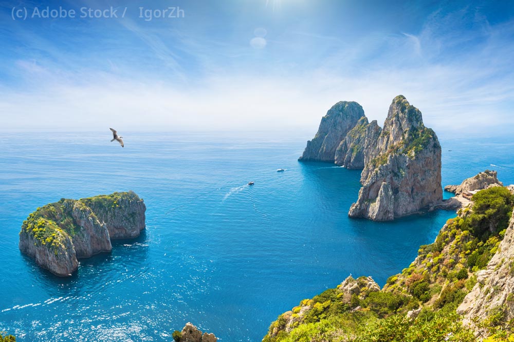 Kampanien-Faraglioni-Felsen Kampanien-Faraglioni-Felsen