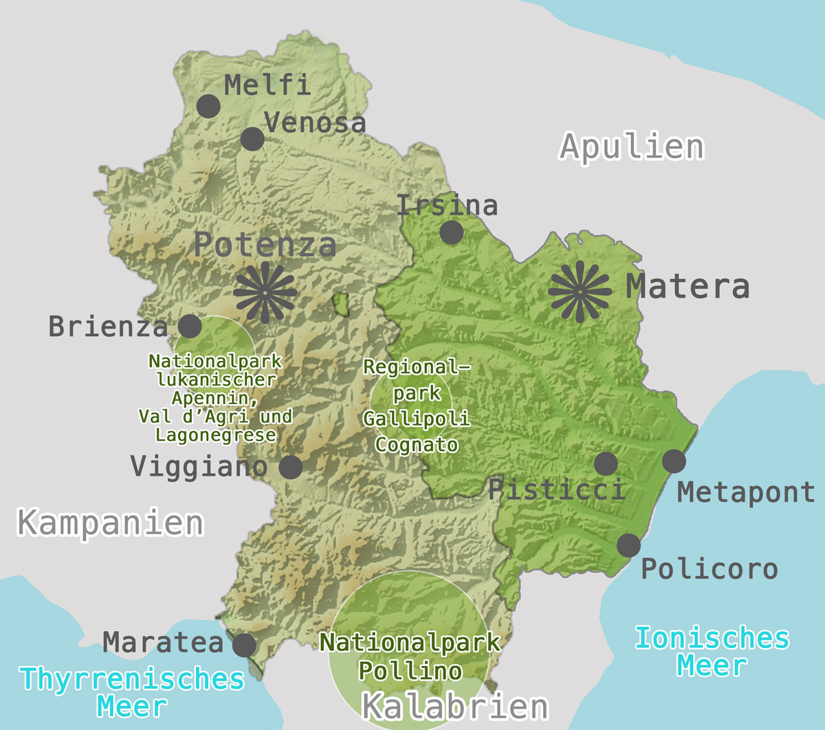 Karte-Provinz-Matera