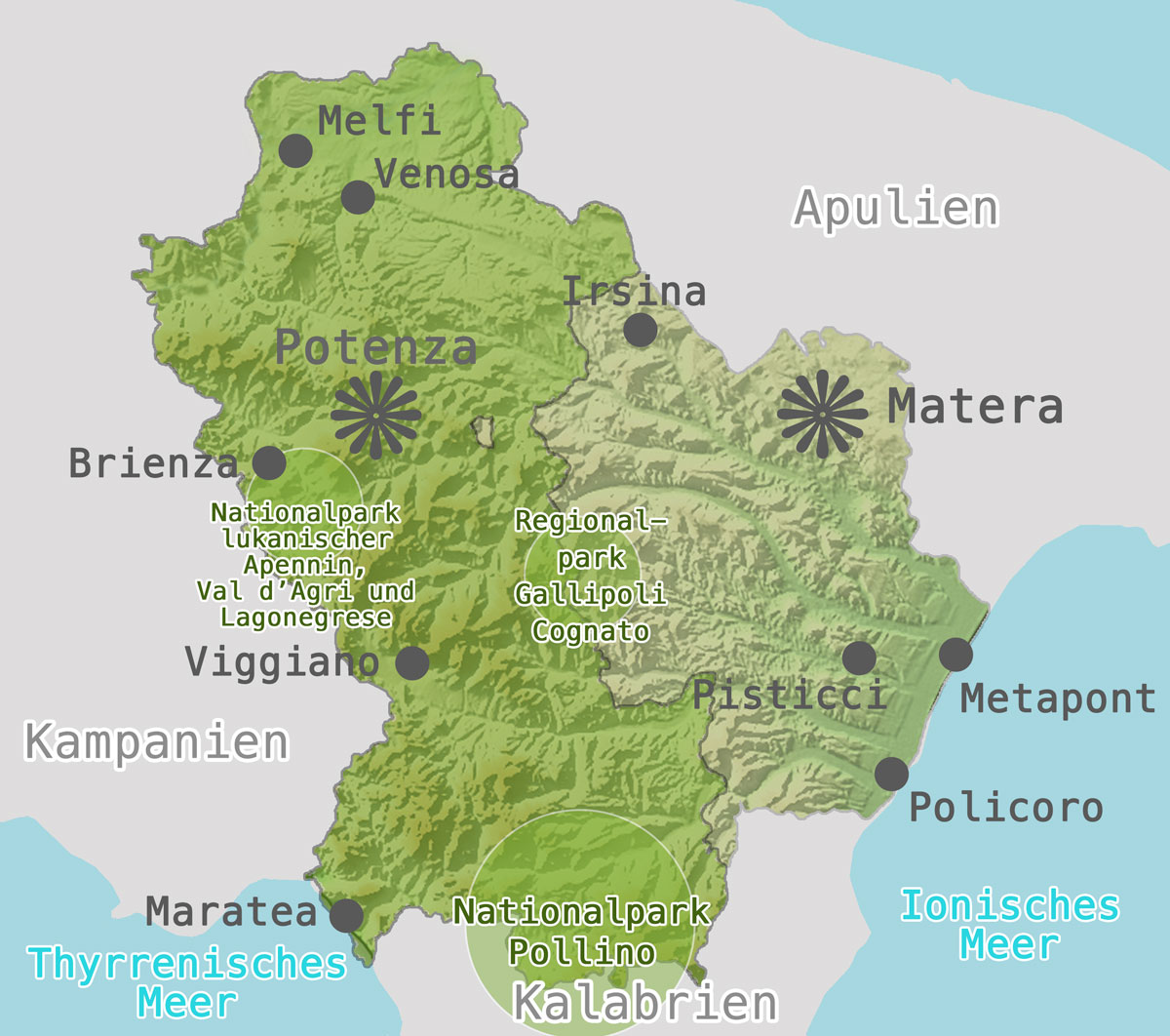 Karte-Provinz-Matera