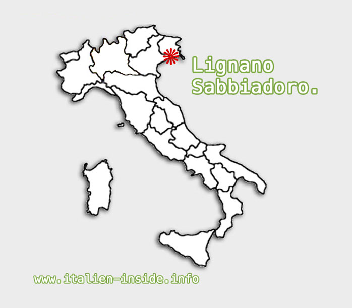 Lignano-Sabbiadoro-Karte