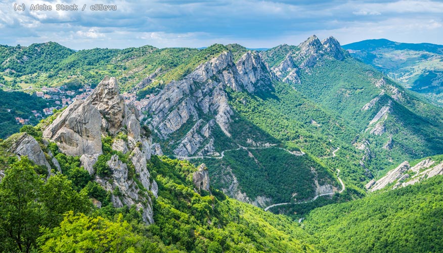 Basilikata-Provinz-Potenza Lukanische-Dolomiten-Provinz-Potenza