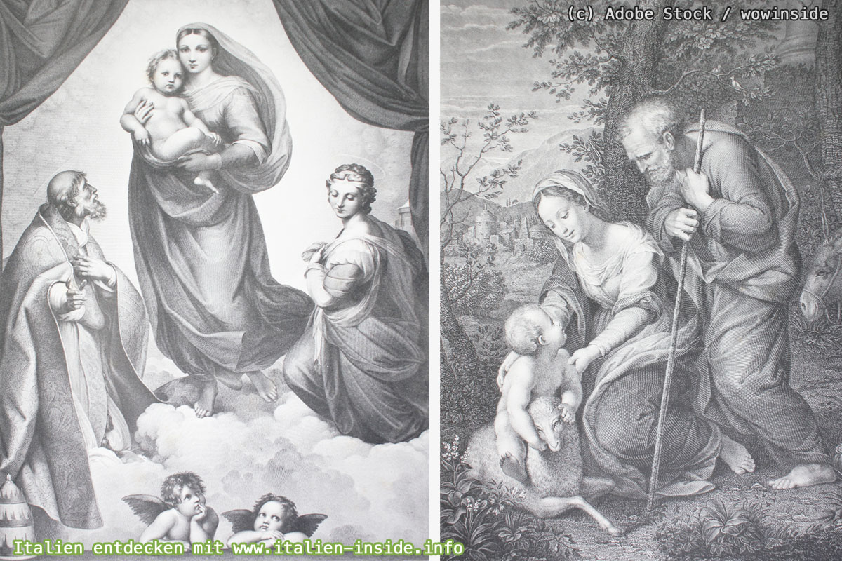 Raffael-Madonnenbilder-Sixtinische-Madonna Raffael-Madonnenbilder-Sixtinische-Madonna