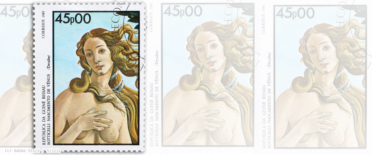 Sandro-Botticelli-Venus-Briefmarke
