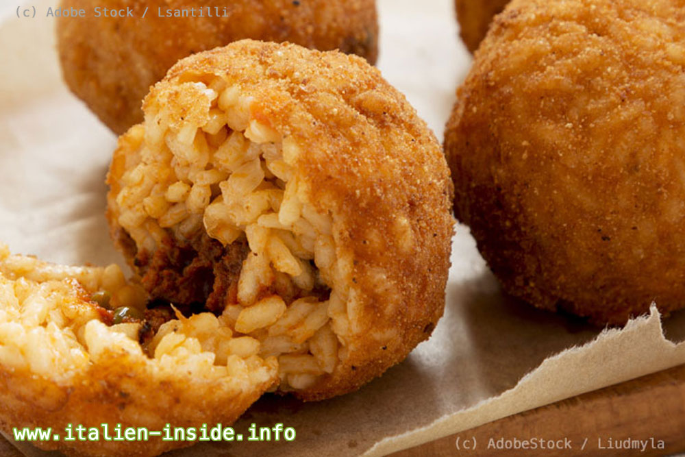 Spezialitaeten-Sizilien-Arancini Spezialitaeten-Sizilien-Reisbaellchen-Arancini